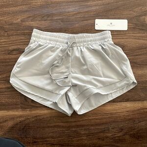 White/grey CRZ Yoga shorts